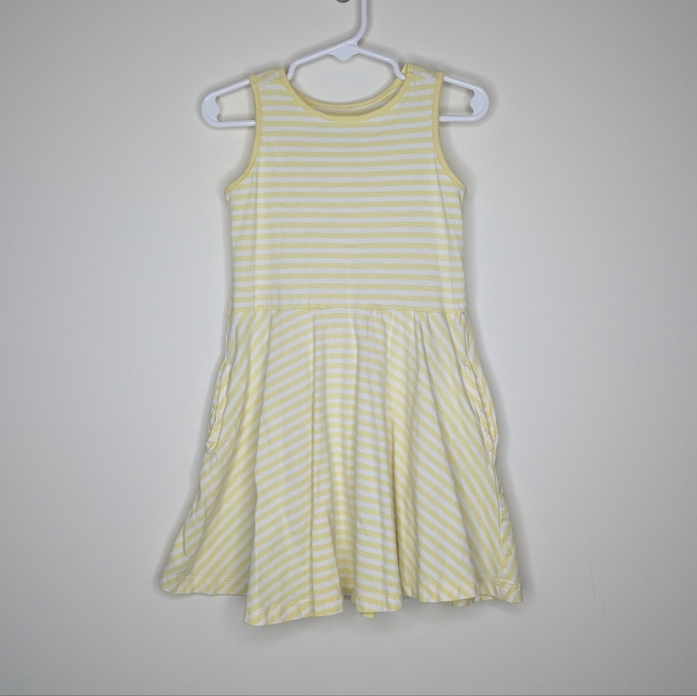 Primary Yellow Stripe Dress 4/5
